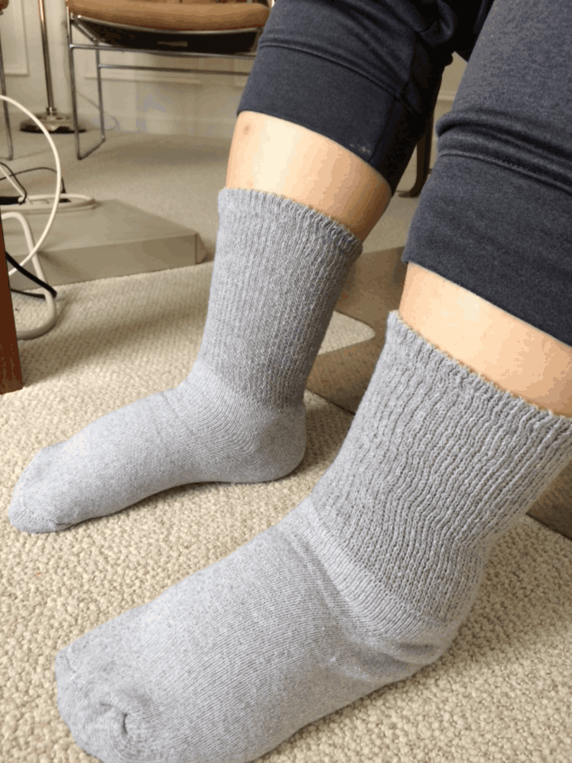 Women's Cotton Diabetic Crew Socks (Assorted) - Andersen Mercantile