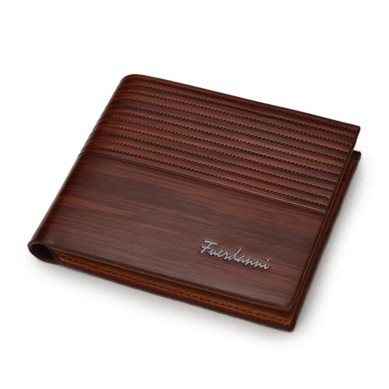 Men Leather Brand Luxury Wallet Short Slim Male Purses Money Clip Credit Card Dollar Price Portomonee Carteria