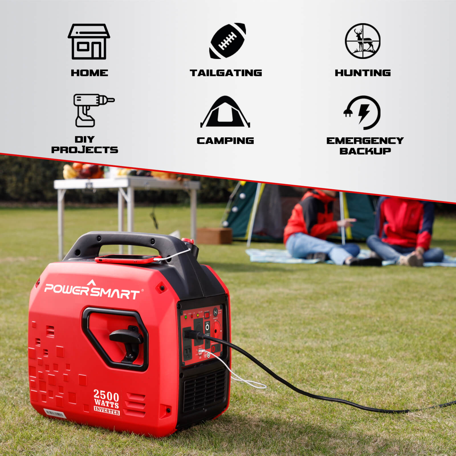 2500W Inverter Gas Generator HB5025