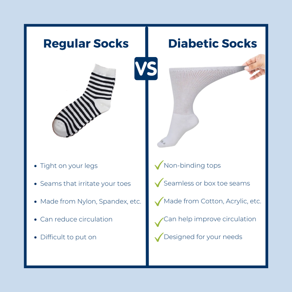 Women's Ultra-Soft Upper Calf Diabetic Socks (4 Pair) - Andersen Mercantile