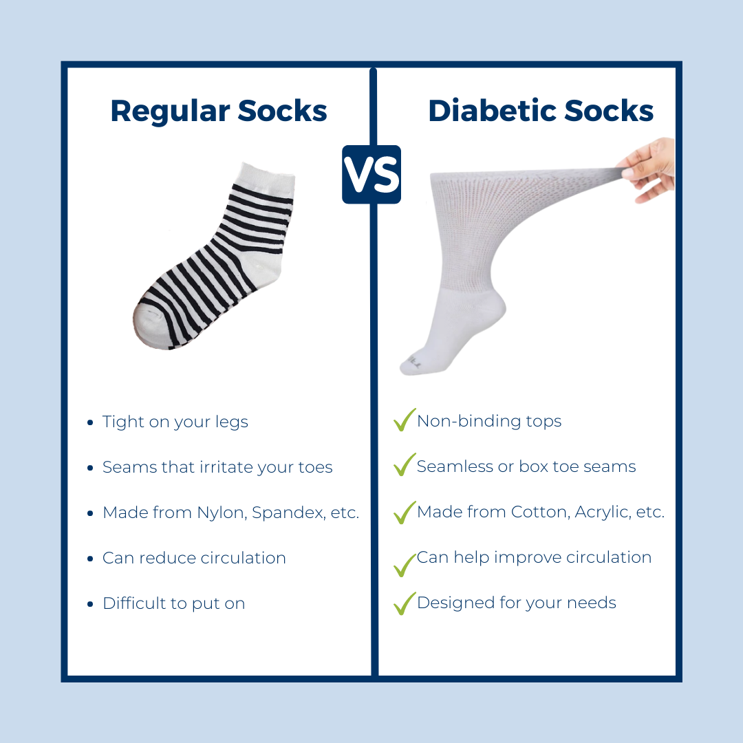 Women's Ultra-Soft Upper Calf Diabetic Socks (4 Pair) - Andersen Mercantile